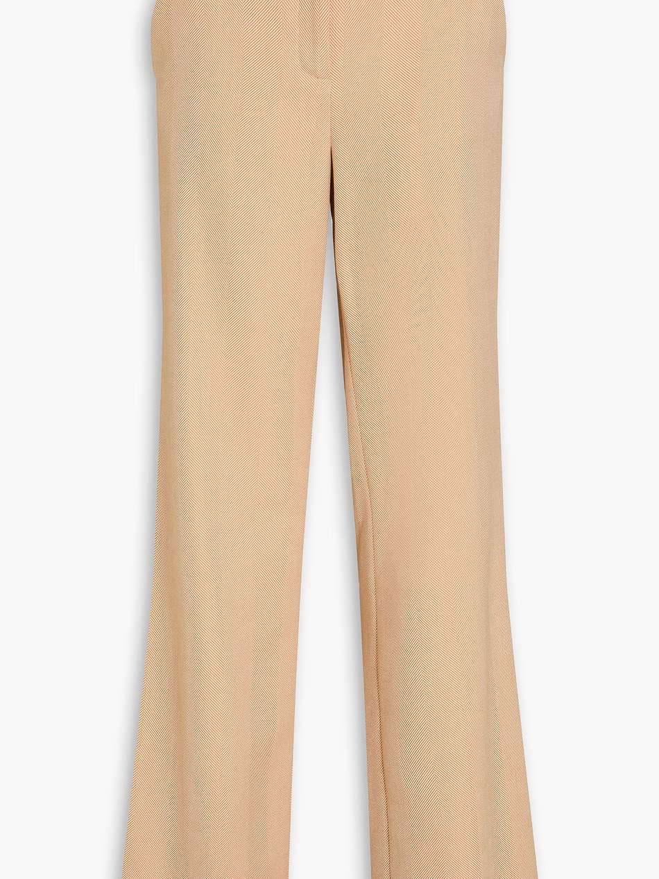 tonelli herringbone twill wide-leg pants