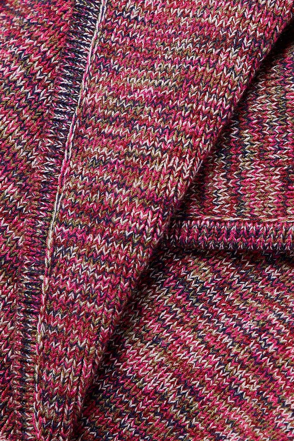 LIVE THE PROCESS Belted knitted cardigan