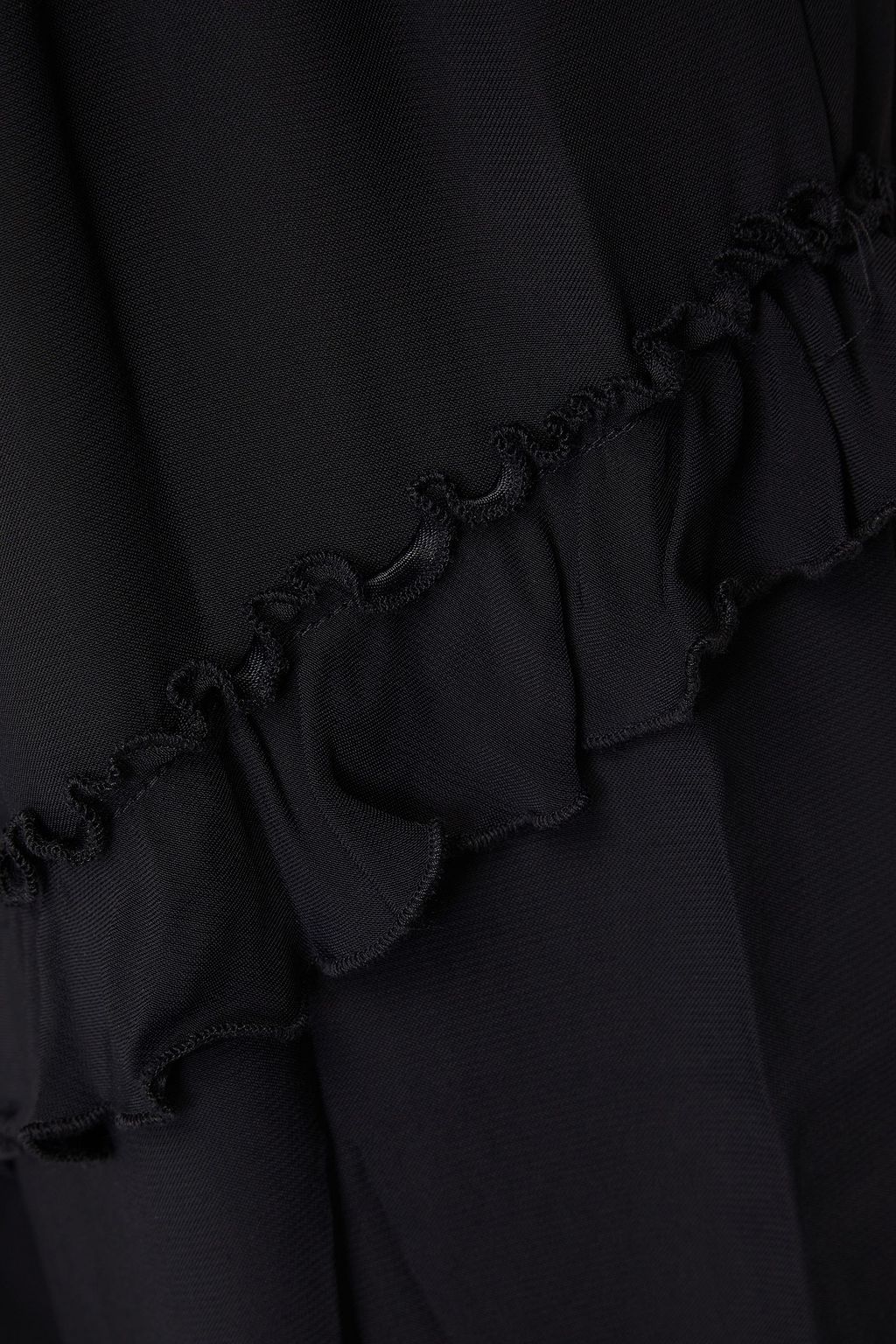 3.1 PHILLIP LIM بنطلون بأرجل واسعة من قماش كادي بكشاكش