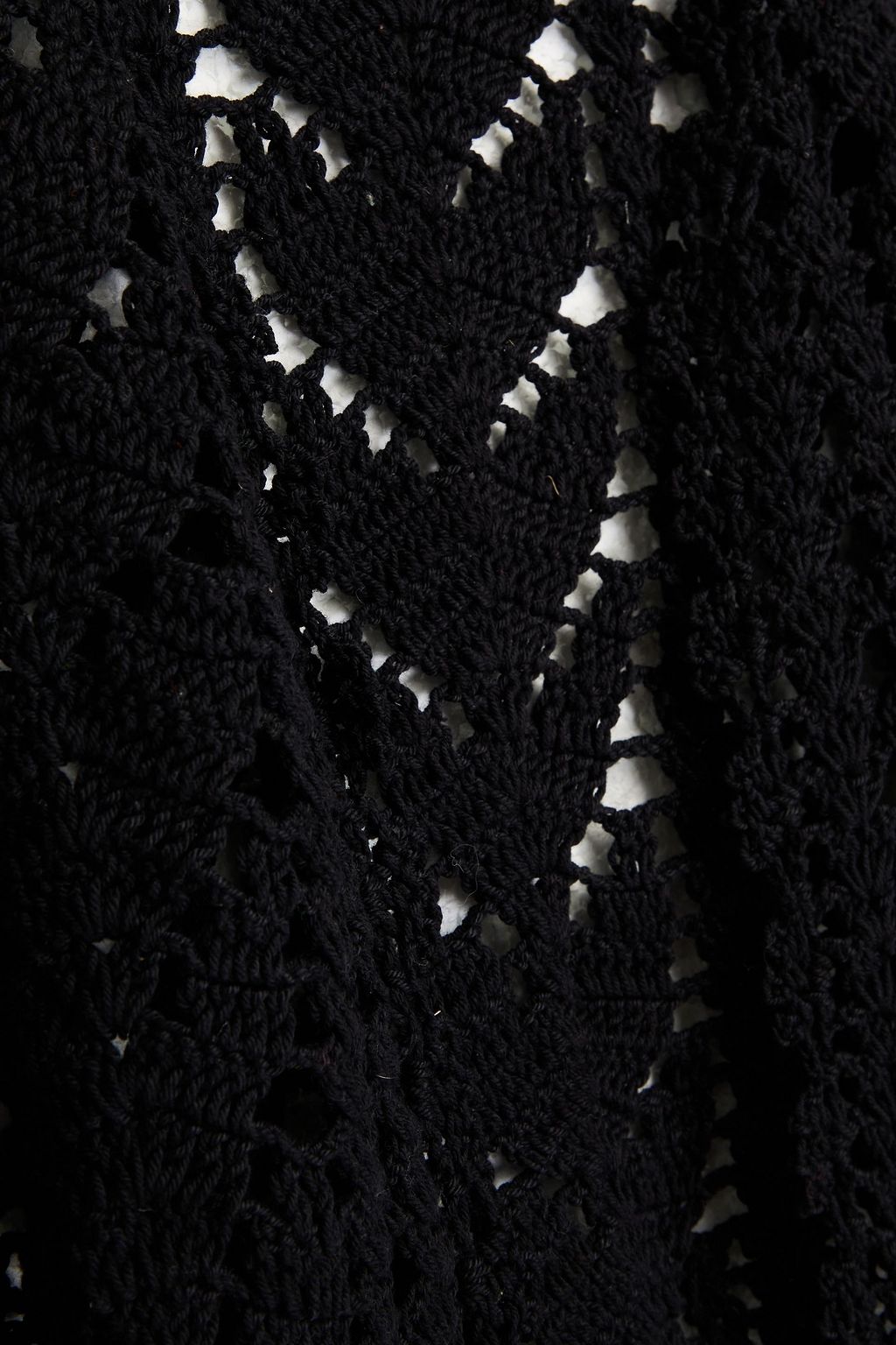 ALIX PINHO Cropped crocheted cotton cardigan