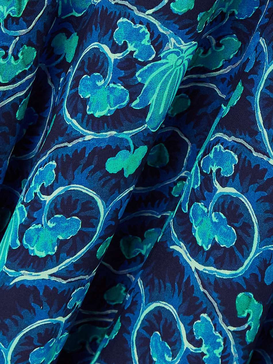 chandra floral-print silk maxi dress