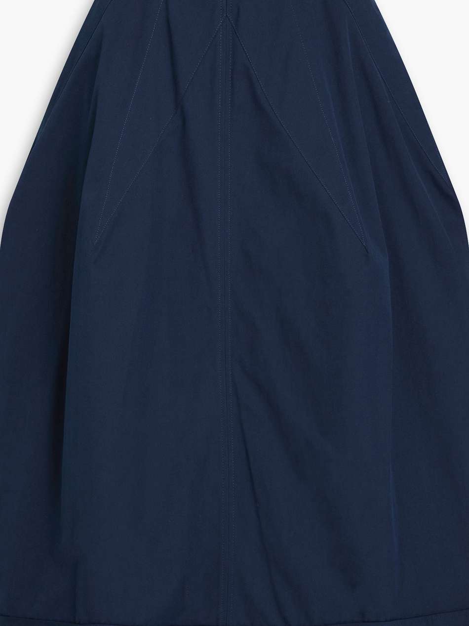 cotton oxford midi skirt