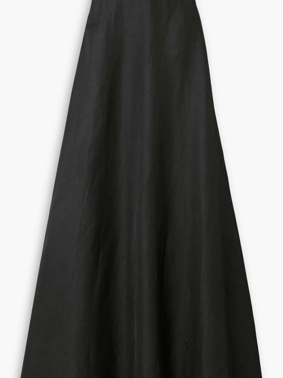 montenegro strapless woven maxi dress