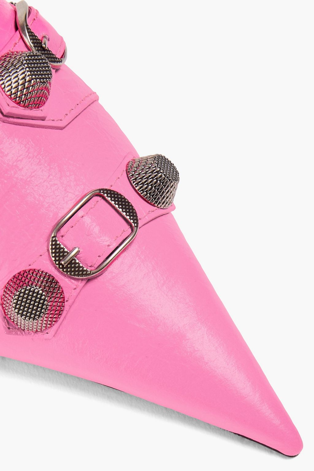 BALENCIAGA حذاء ميول من الجلد بتصميم مزركش