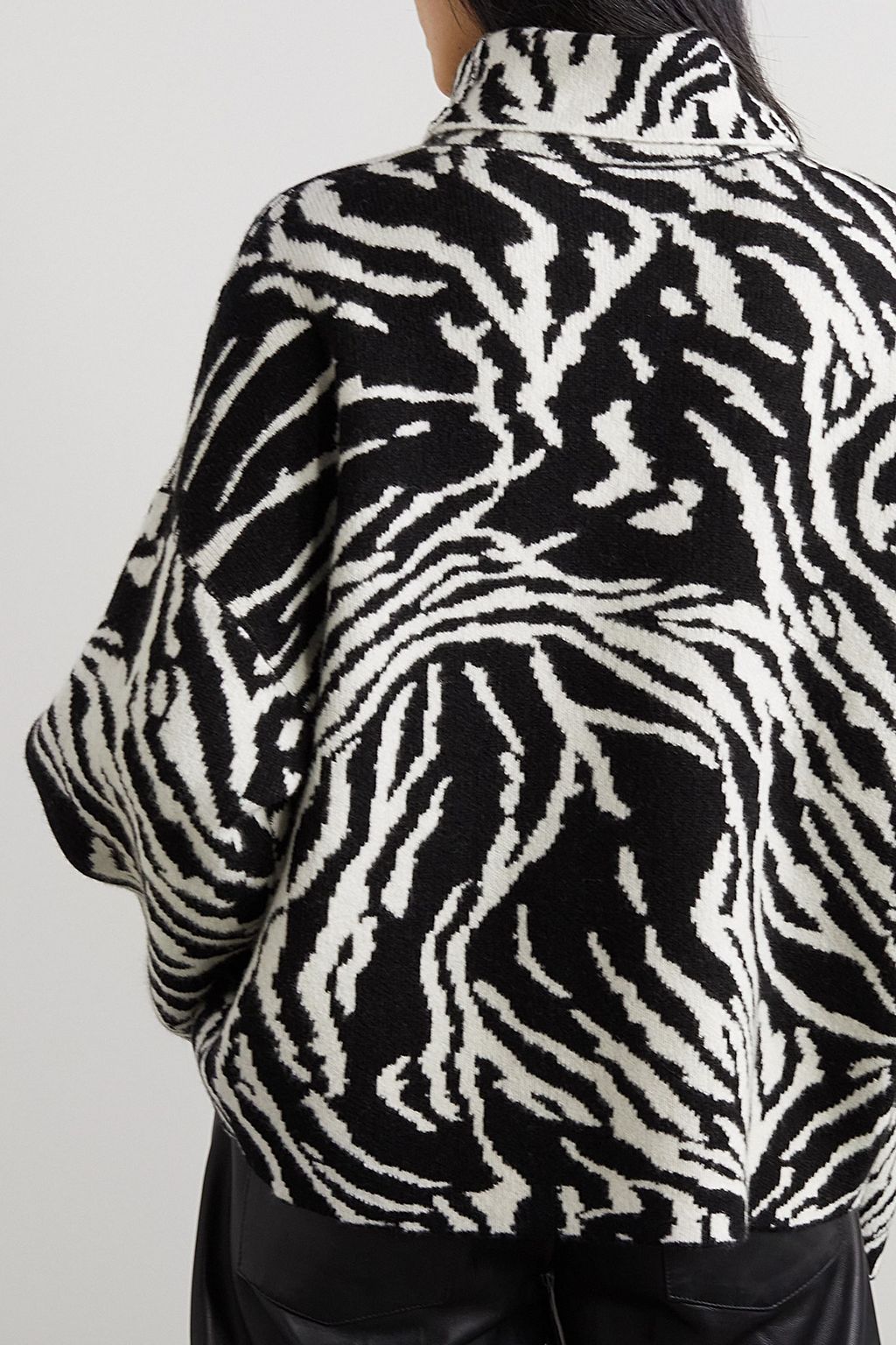 PROENZA SCHOULER Cashmere-blend jacquard turtleneck sweater