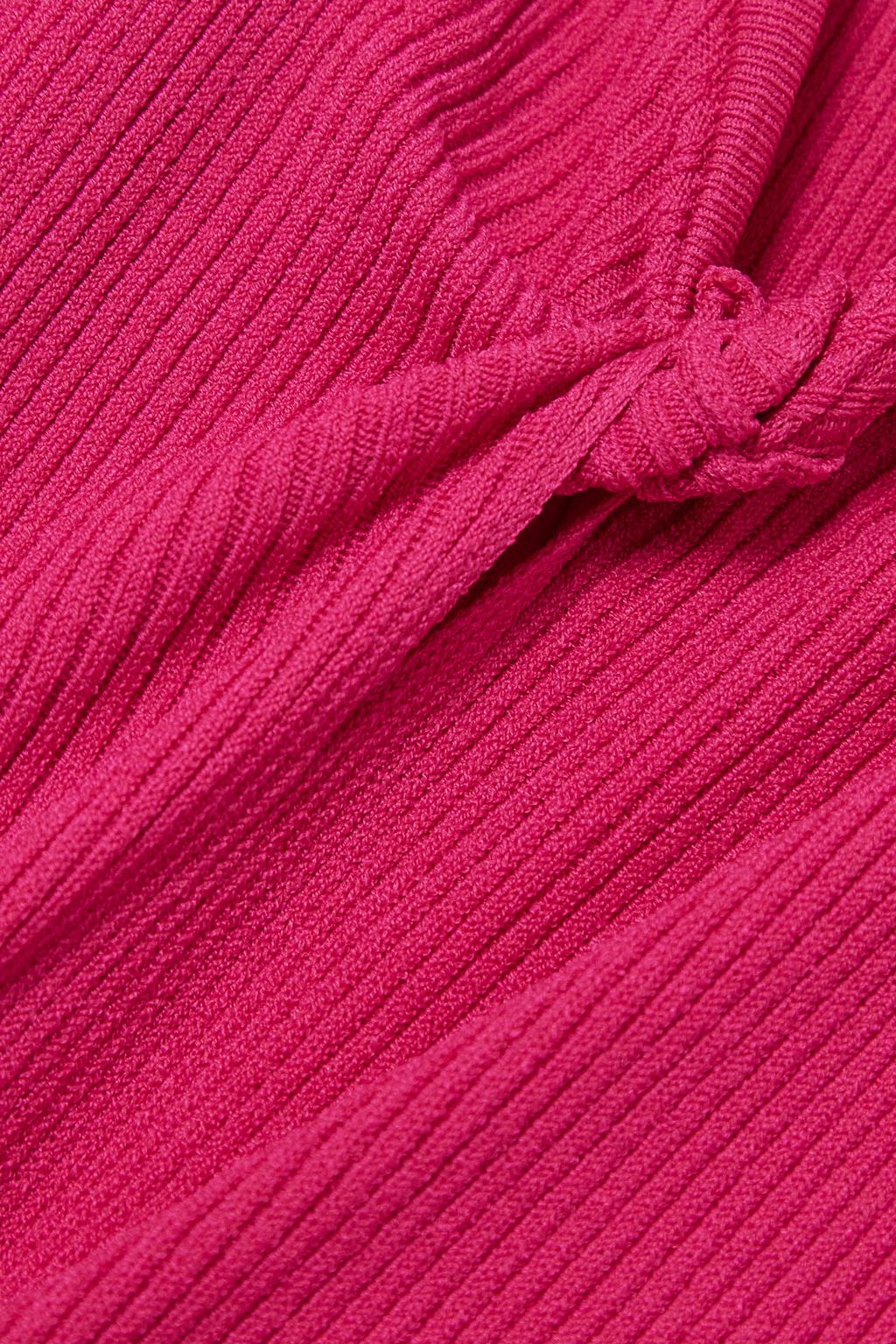 LIVE THE PROCESS Leda twist-front ribbed-knit jumpsuit