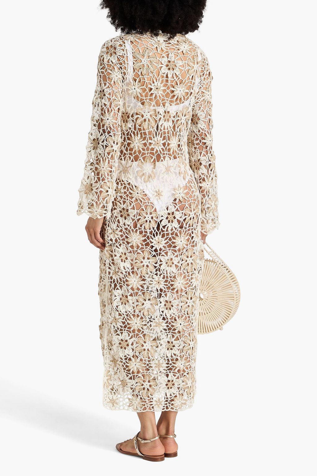 CULT GAIA Ollie crochet-knit coverup