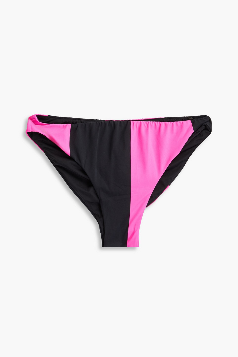Cynthia Rowley Striped Bikini Briefs In Schwarz