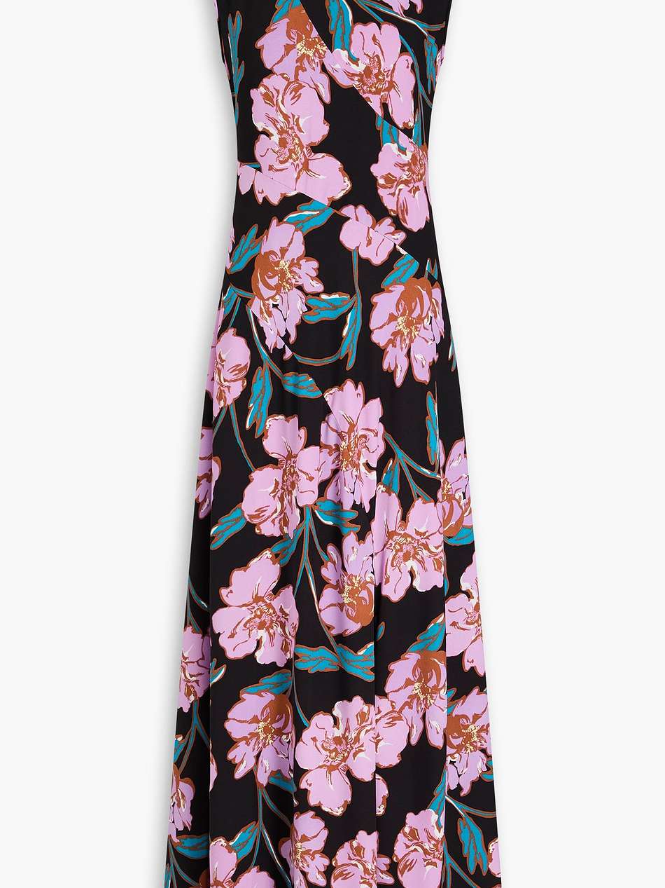 edie floral-print crepe maxi dress