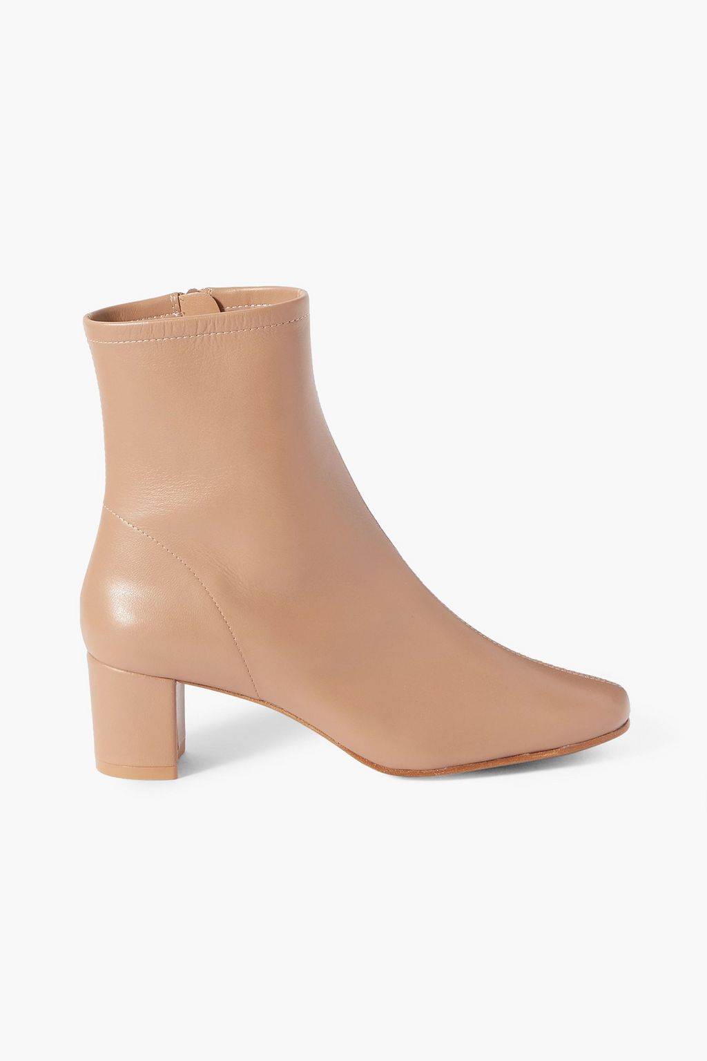 Sofia leather ankle boots neutral One Size