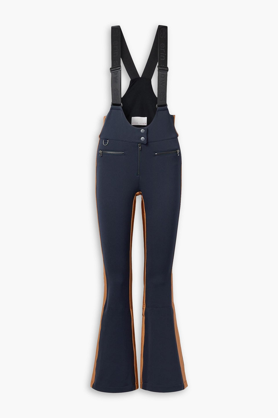 Erin Snow Kris Striped Bootcut Ski Pants In Blue