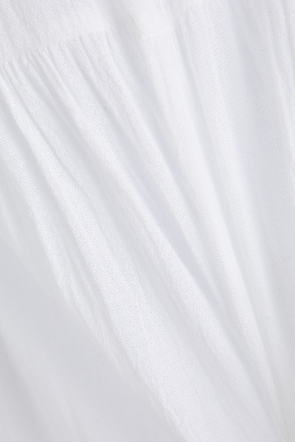 HONORINE Giselle Maxikleid aus Baumwollgaze in Knitteroptik