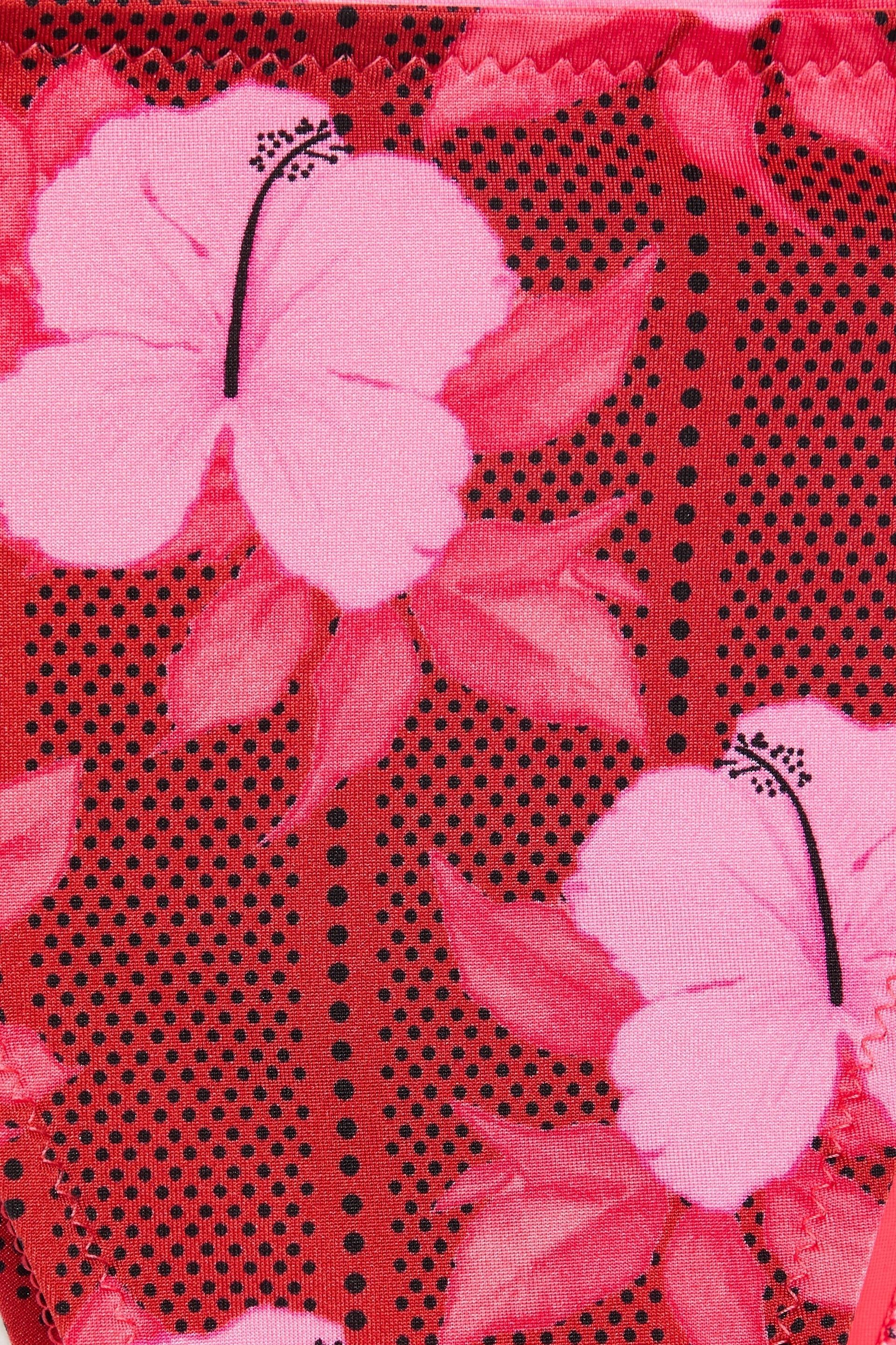 FISCH Floral-print halterneck bikini top thumbnail