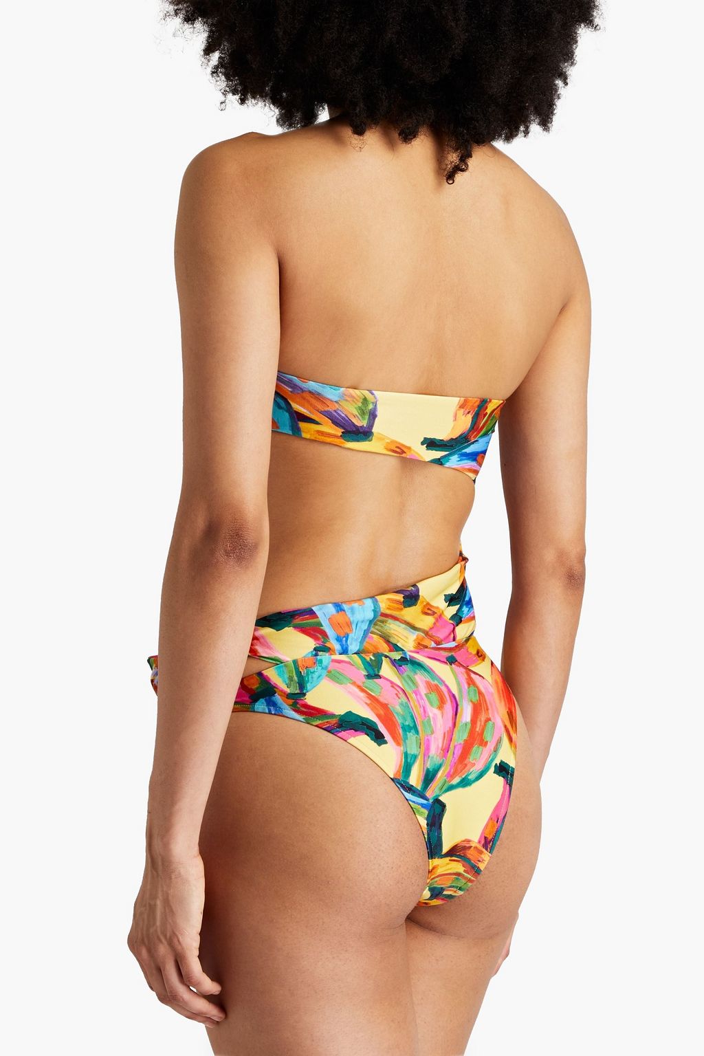FARM RIO Cutout printed swimsuit