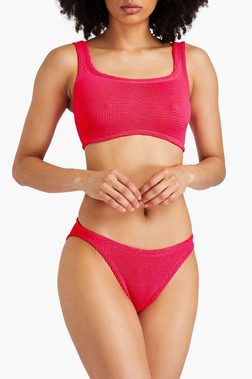 HUNZA G Xandra seersucker bikini