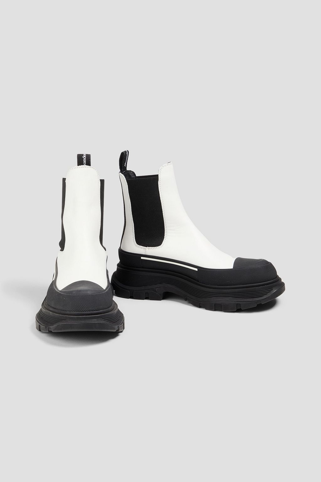 MCQUEEN Tread Slick leather Chelsea boots