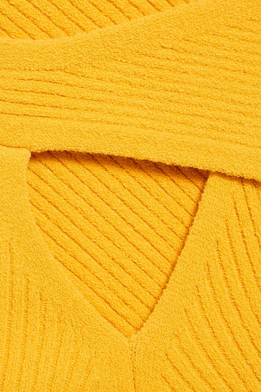 AUTUMN CASHMERE Cutout ribbed-knit sweater