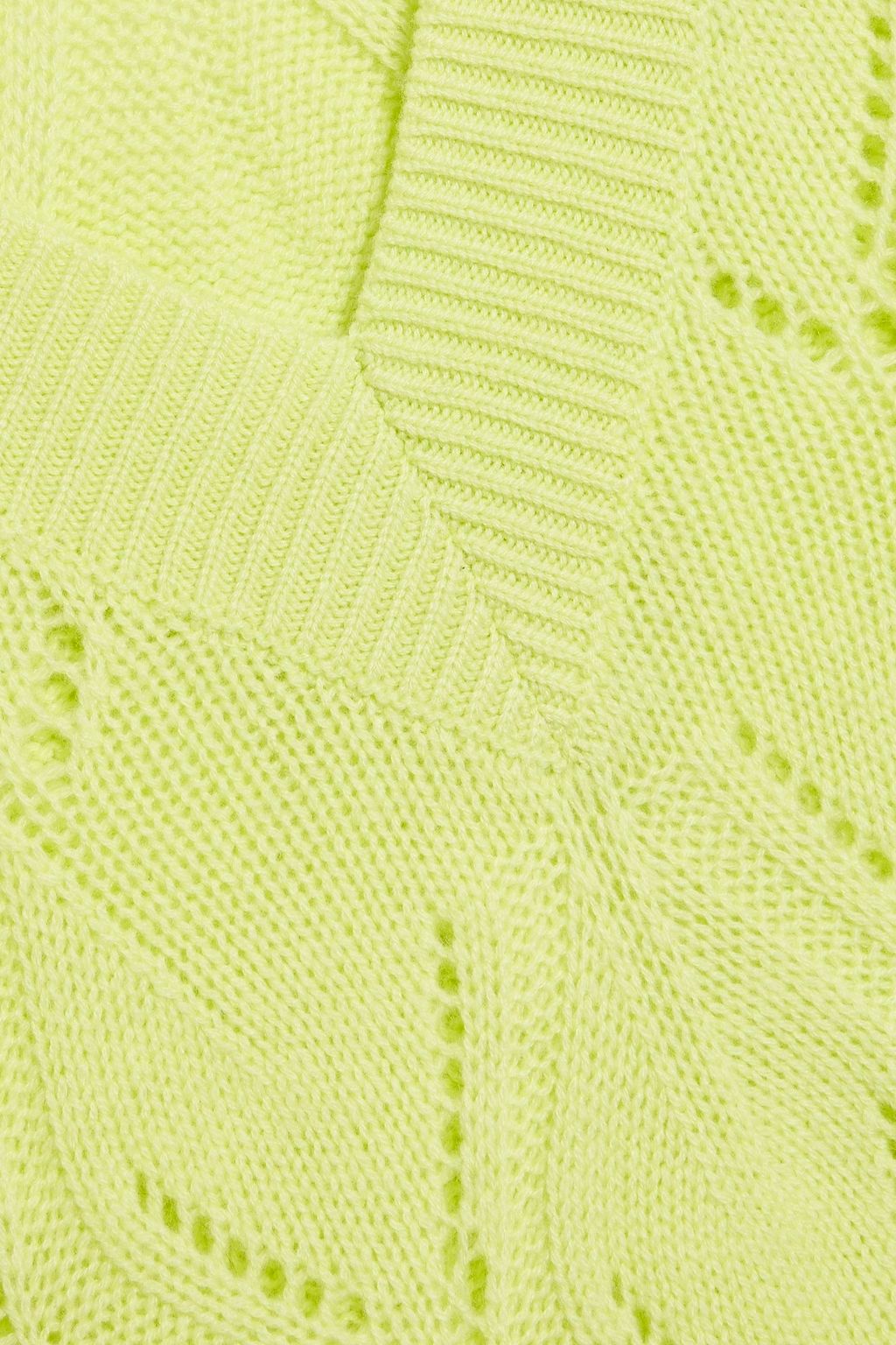 AUTUMN CASHMERE Pointelle-knit cashmere vest