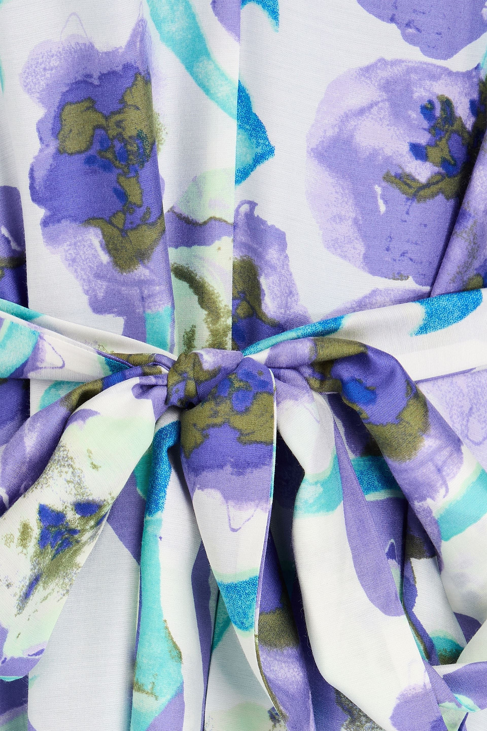 Diane Von Furstenberg Jodie Floral-print Midi Dress In Lavender