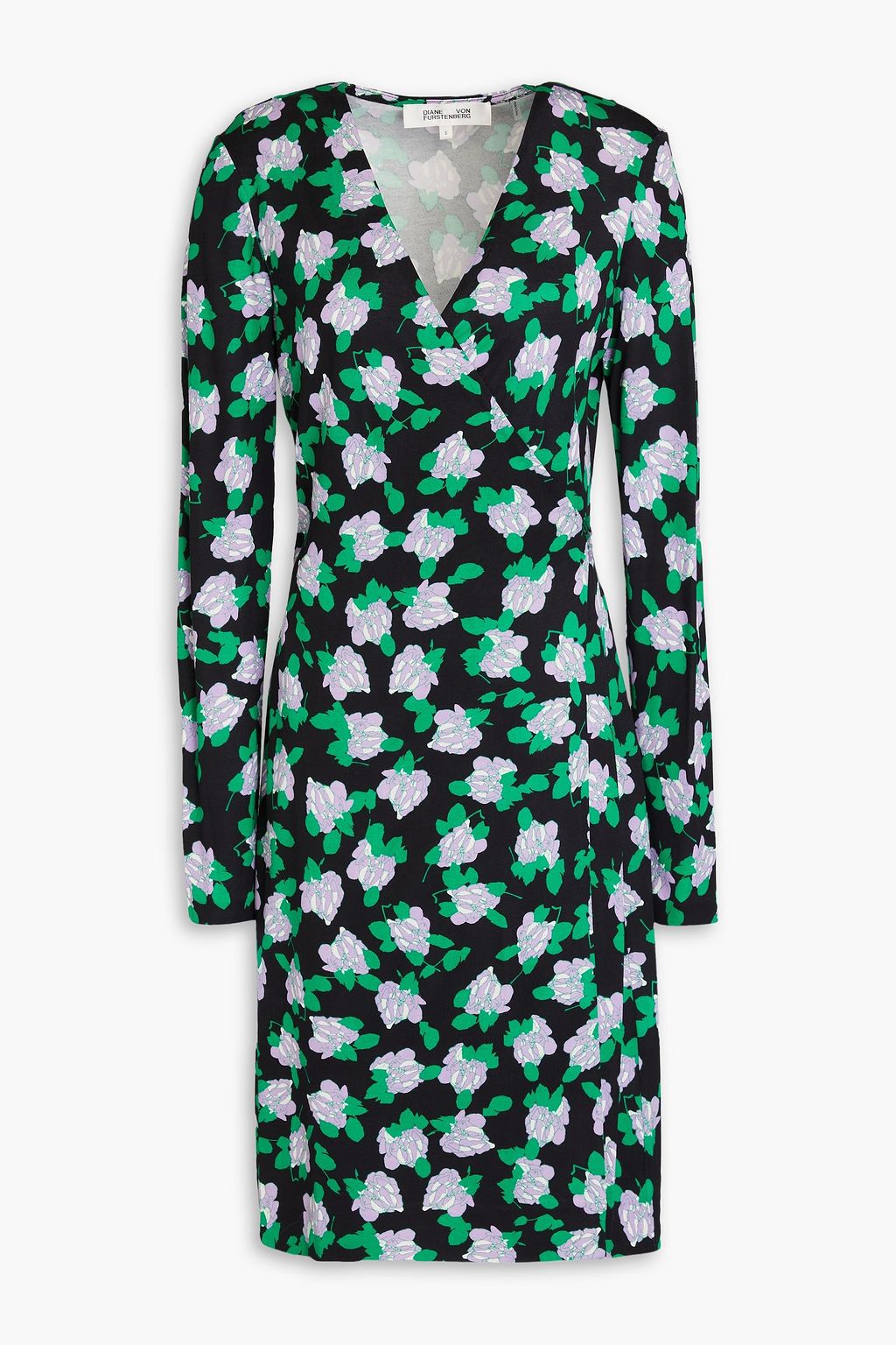 Dvf julian mini wrap dress online