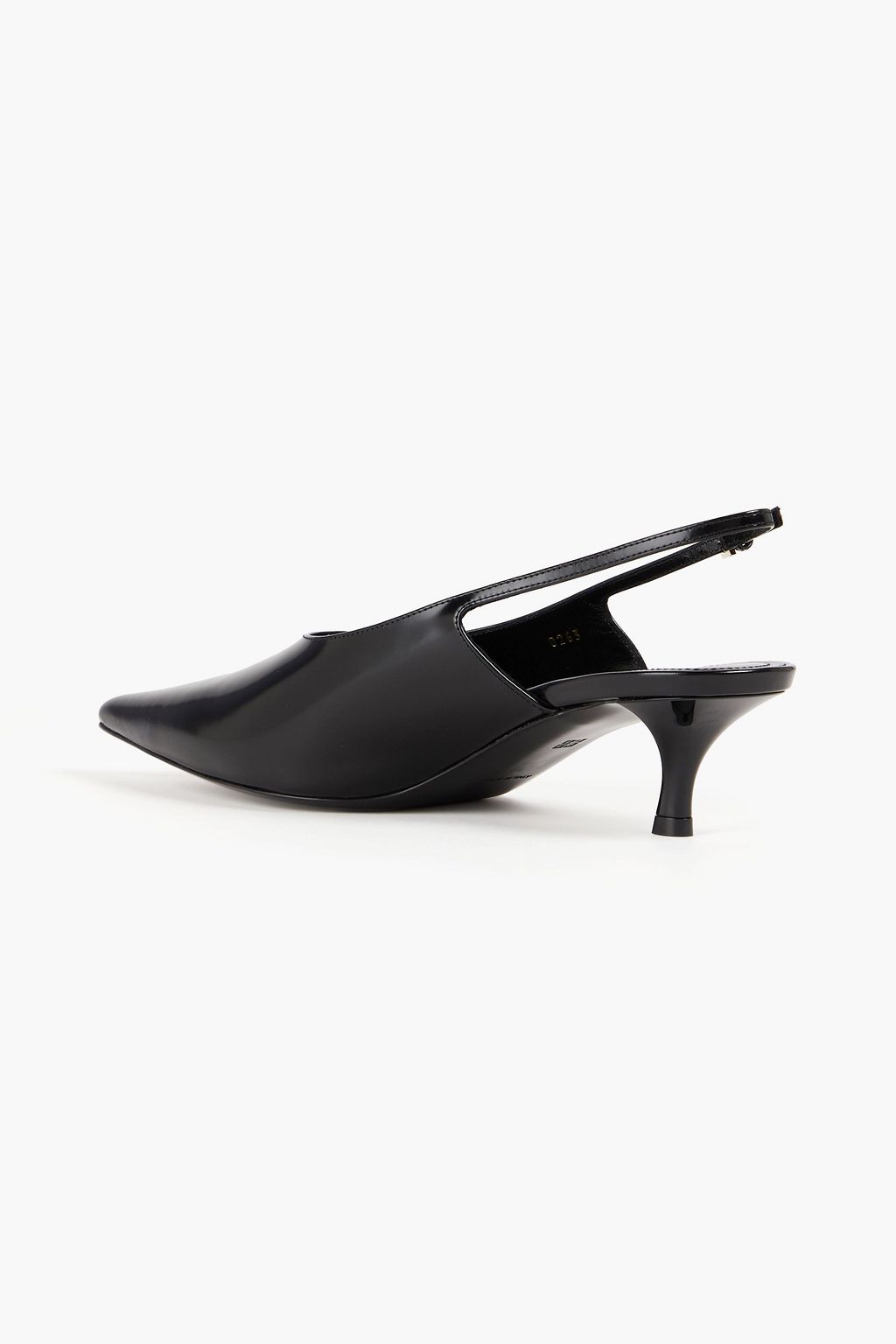 GIVENCHY Show brushed-leather slingback pumps