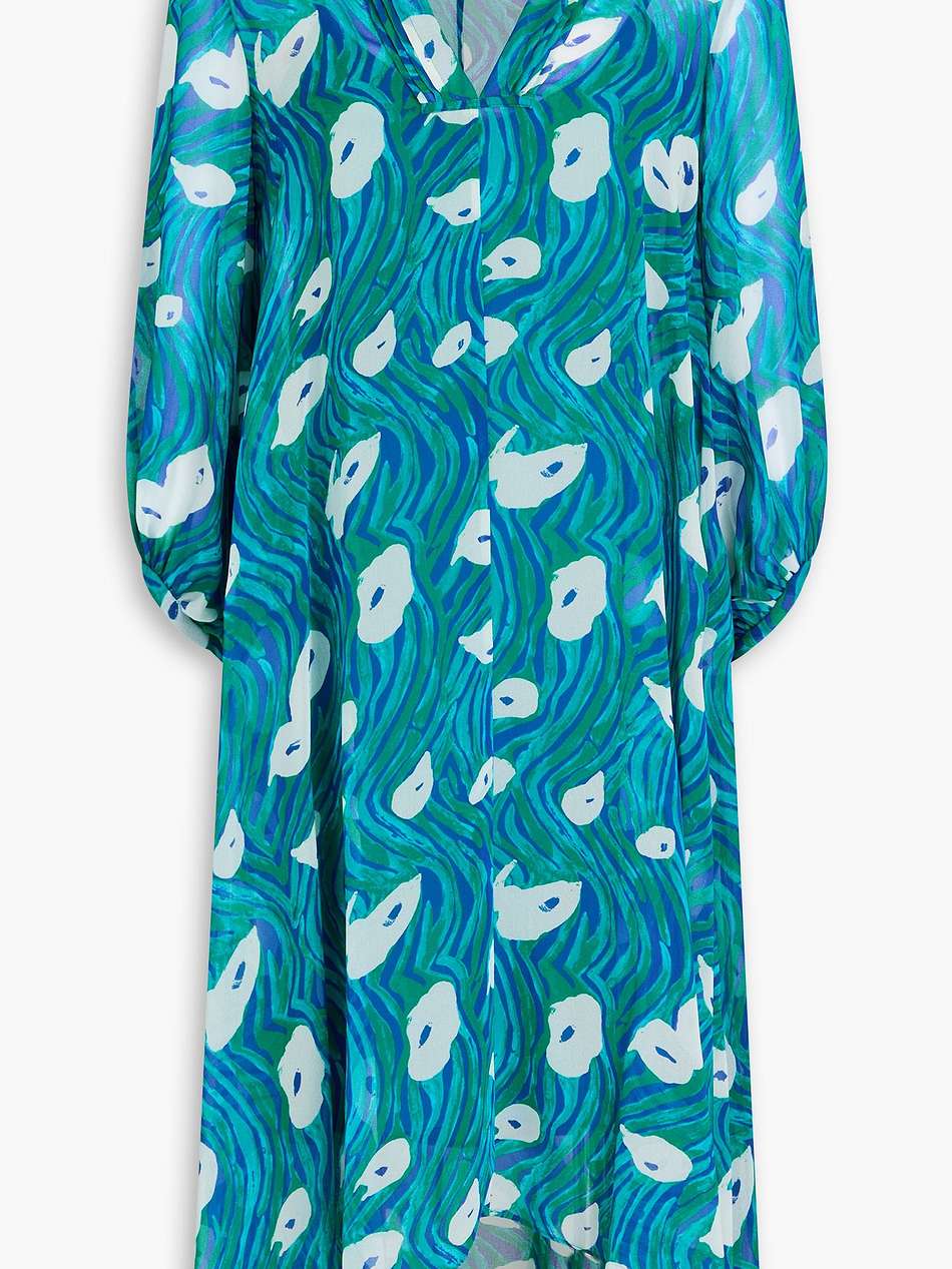 ileana printed georgette dress