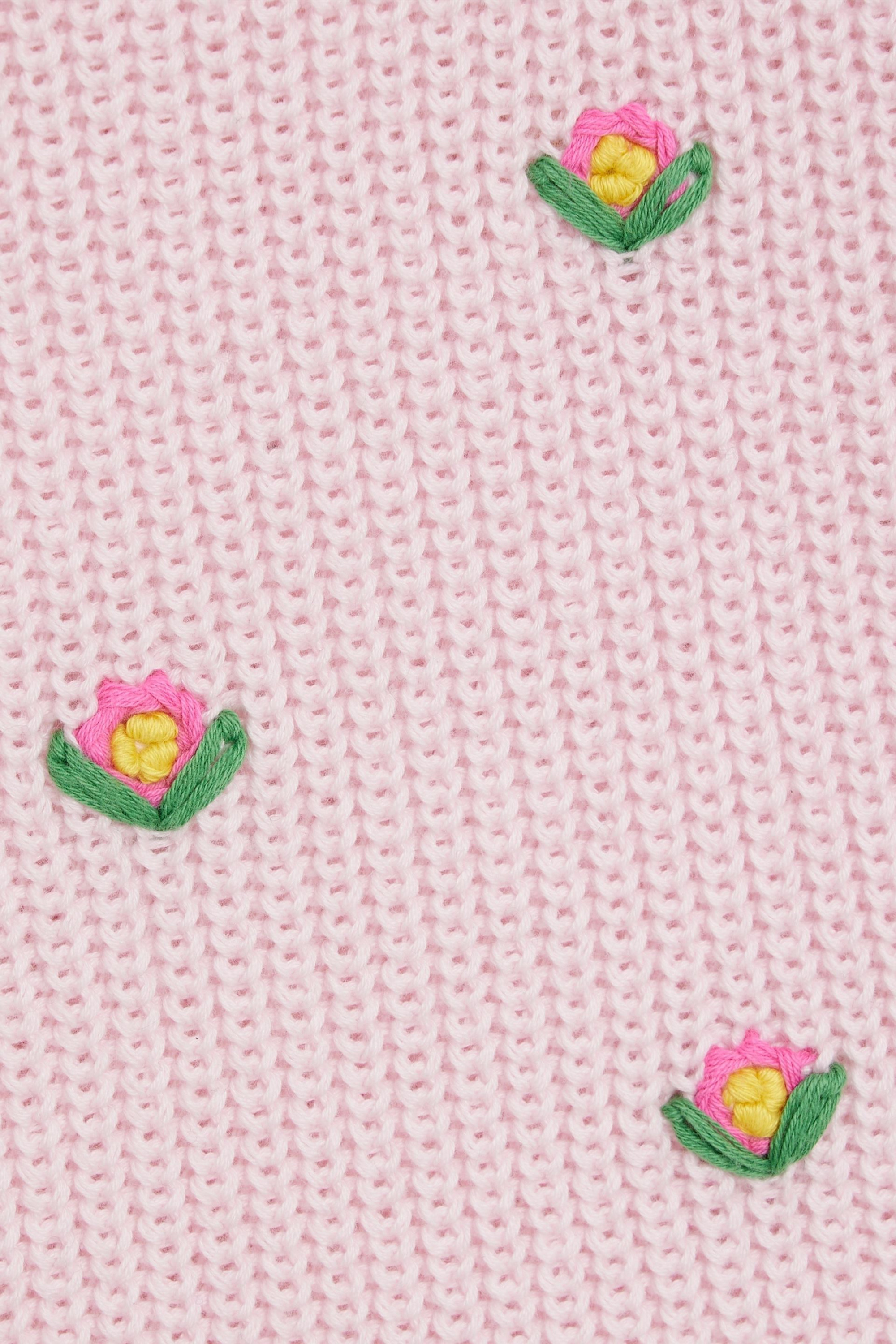 COTTON BY AUTUMN CASHMERE Embroidered cotton sweater thumbnail