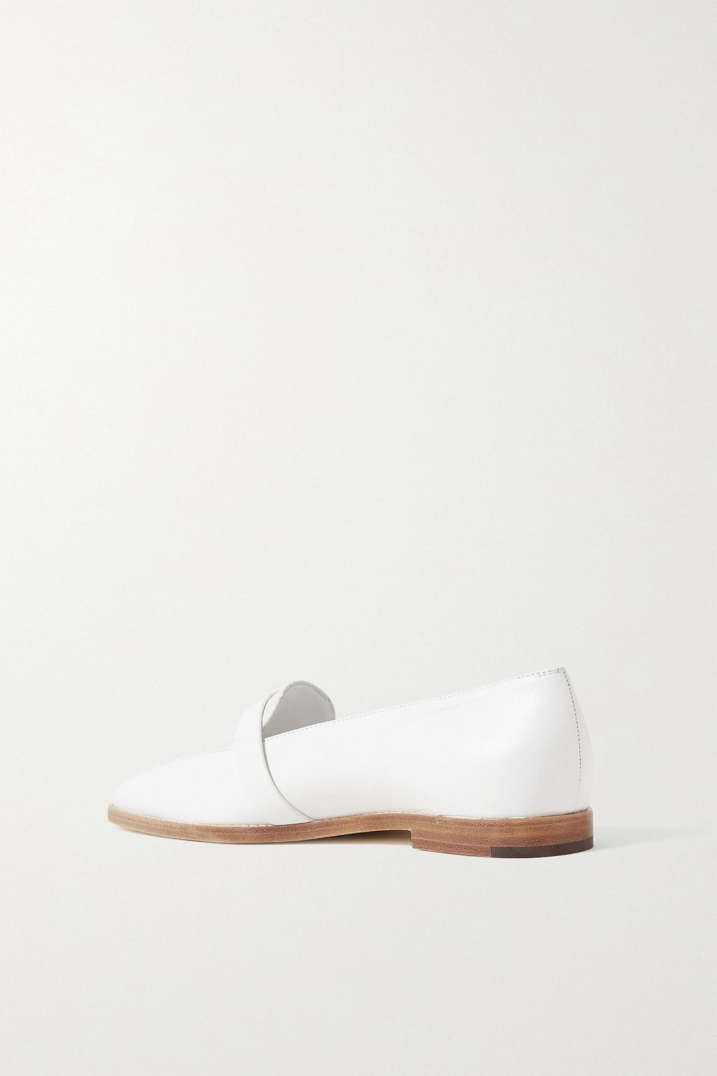 MANOLO BLAHNIK Hydruloa leather and elaphe loafers
