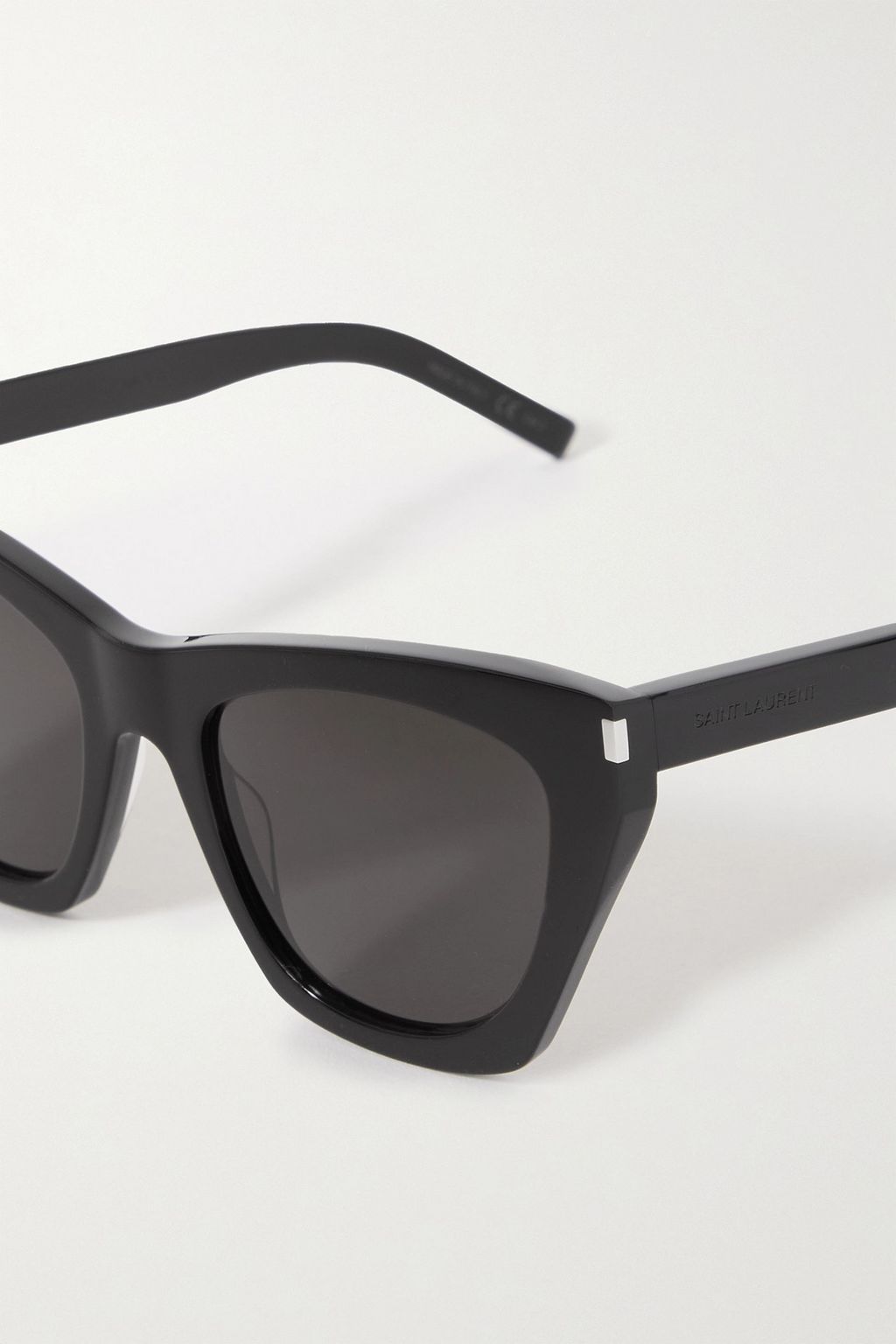 SAINT LAURENT Kate cat-eye acetate sunglasses