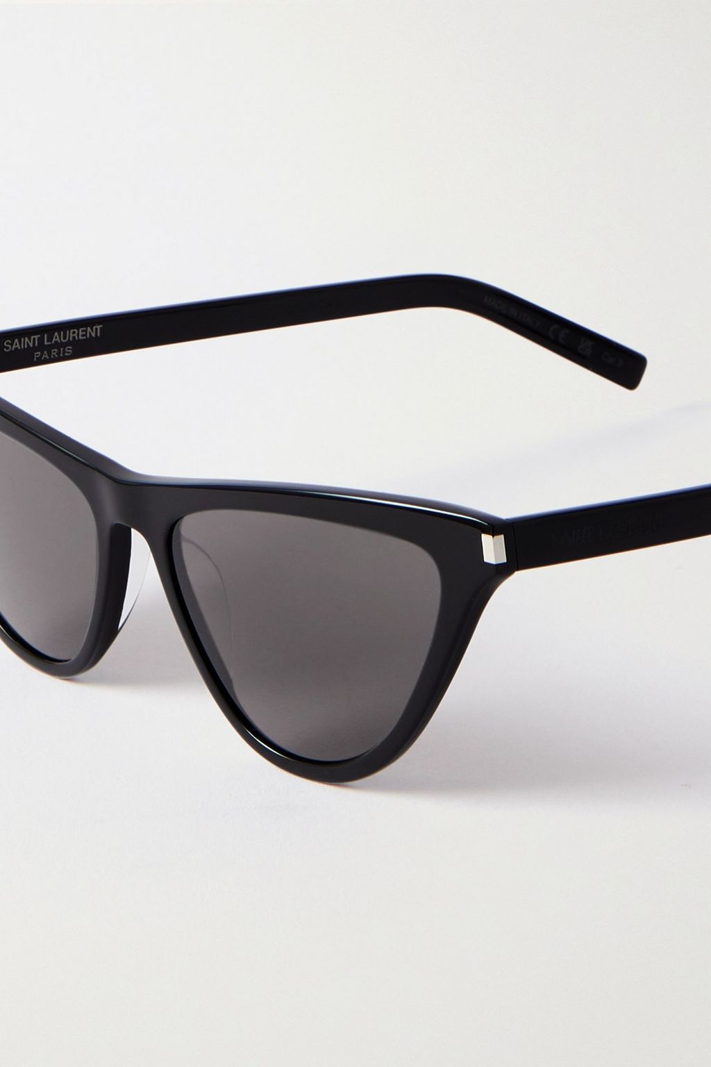 SAINT LAURENT Cat-eye acetate sunglasses