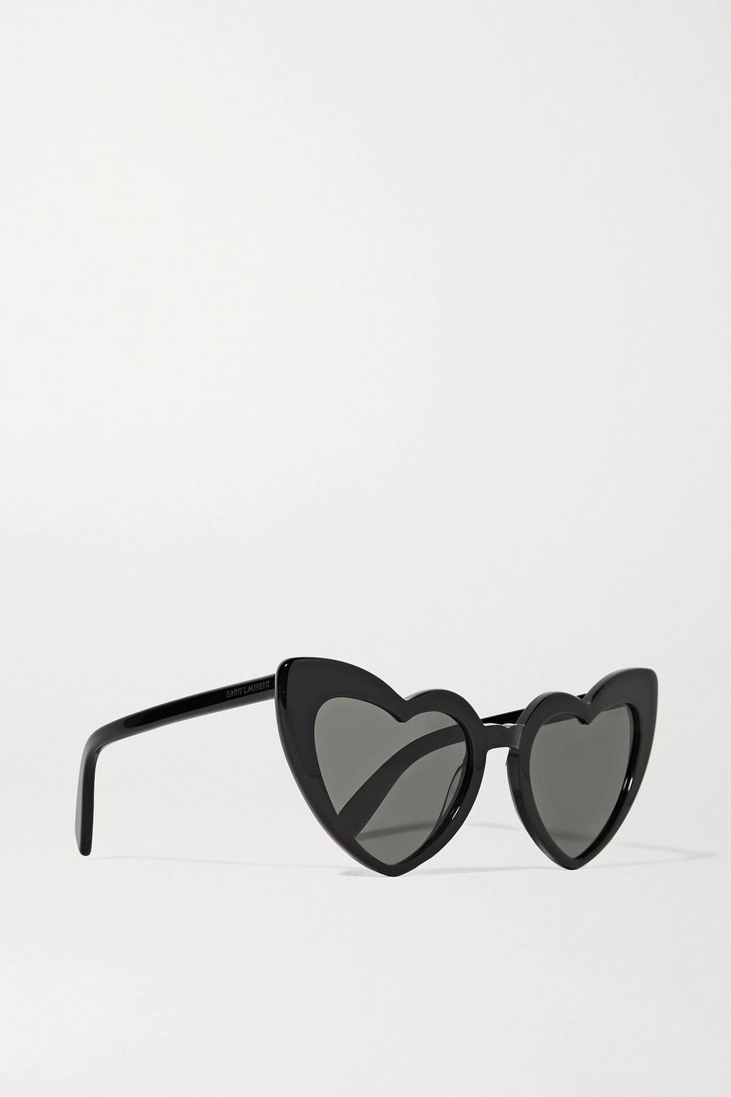 SAINT LAURENT Loulou heart-shaped acetate sunglasses