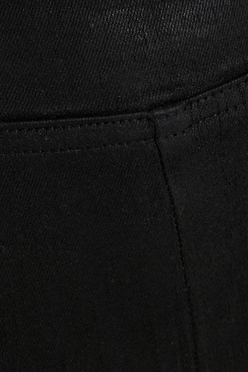 FRAME JESTSET CROPPED COATED SKINNY JEANS 