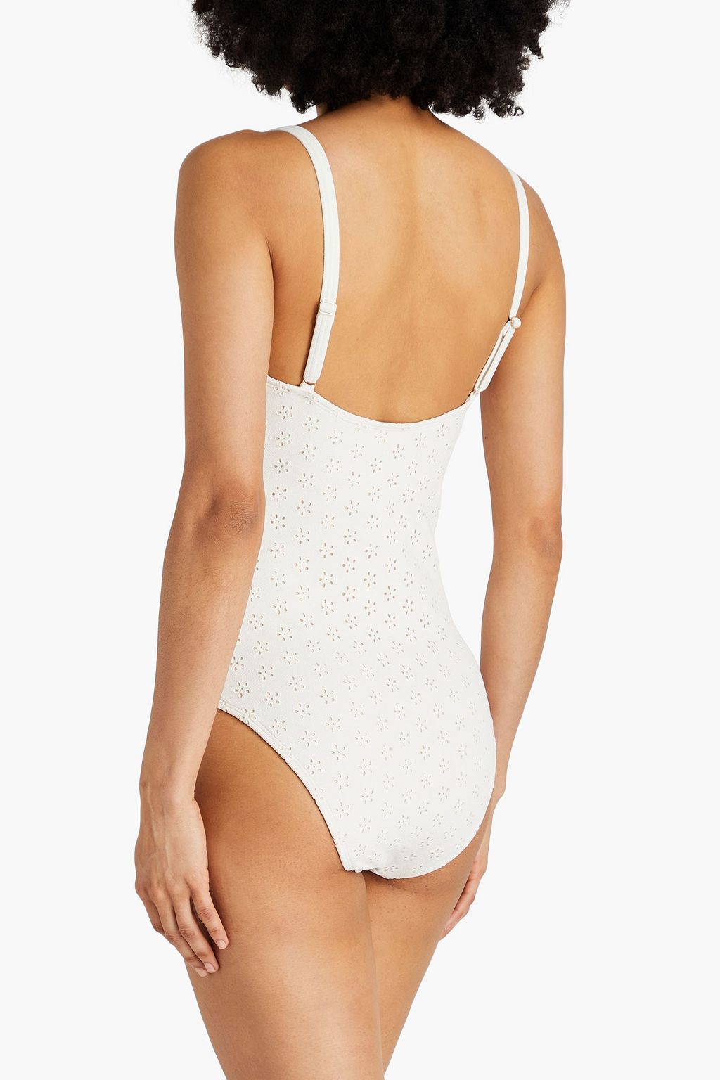 PEONY SWIMWEAR لباس سباحة بتطريز إنجليزي