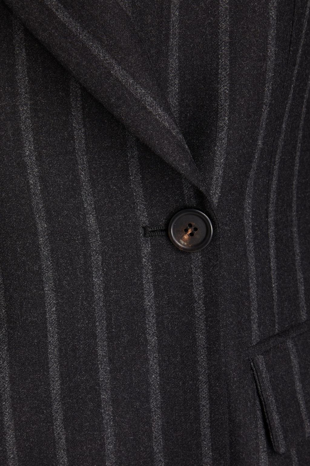 BRUNELLO CUCINELLI 더블 브레스티드 핀스트라이프 울 혼방 블레이저