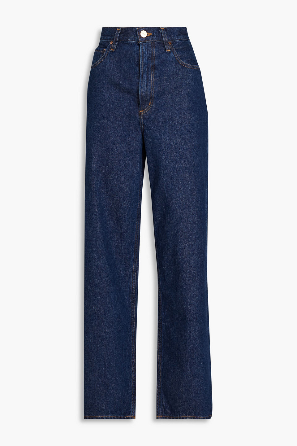 Goldsign Haven Boyfriend Jeans In Dark Denim
