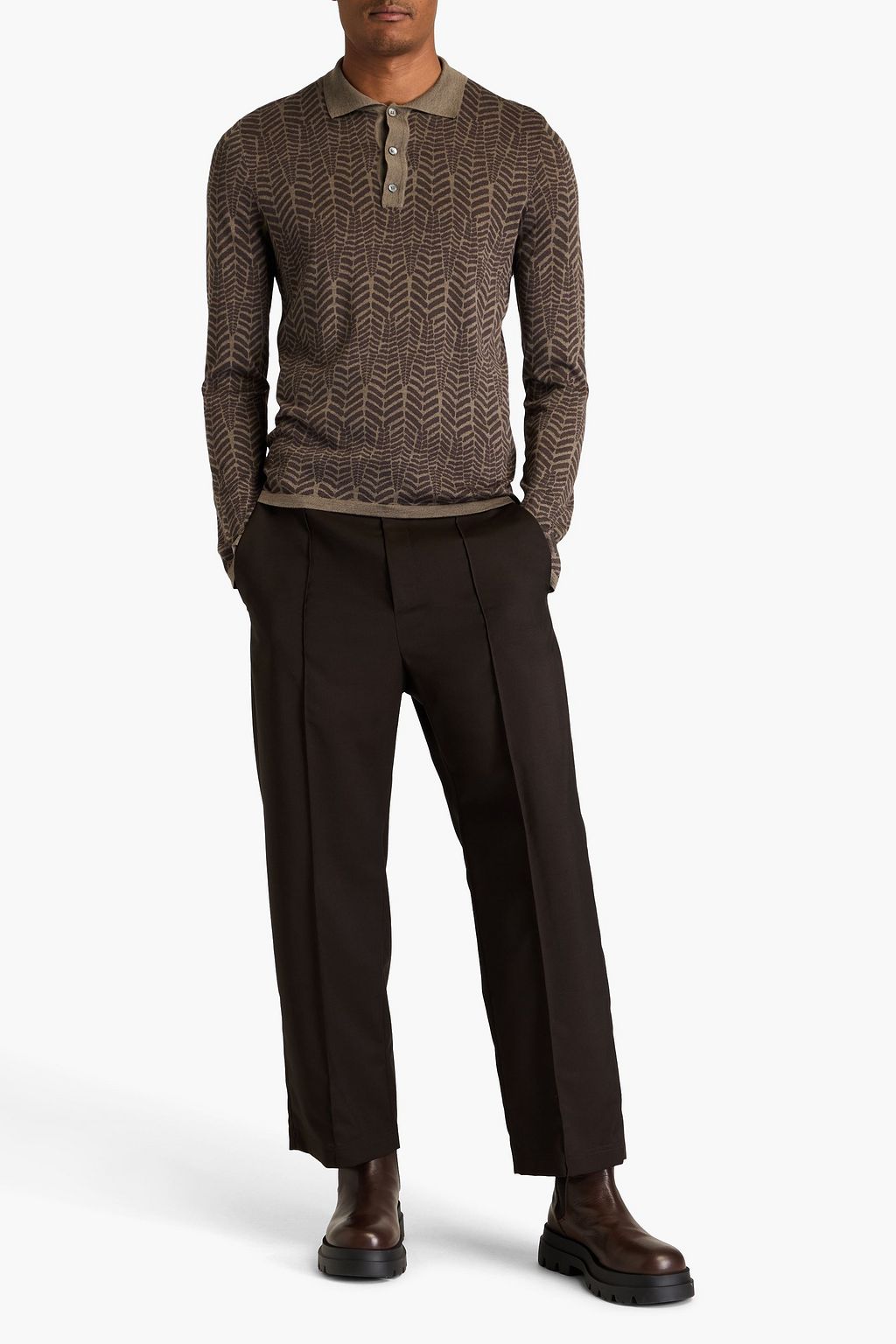 TOD'S Gerafftes Maxikleid aus Jersey mit Cut-outs