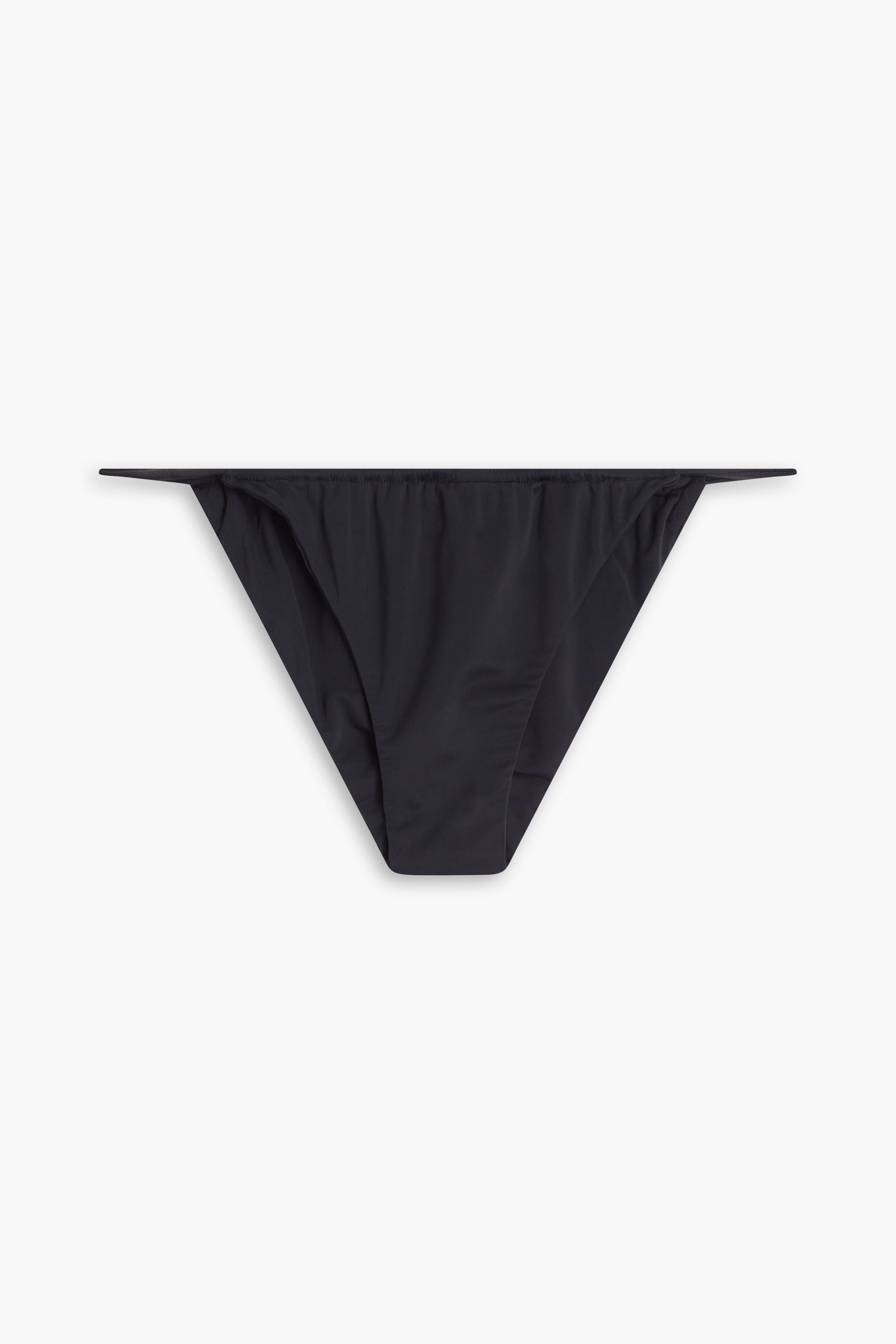 ISA BOULDER Leaf stretch-sateen bikini briefs thumbnail