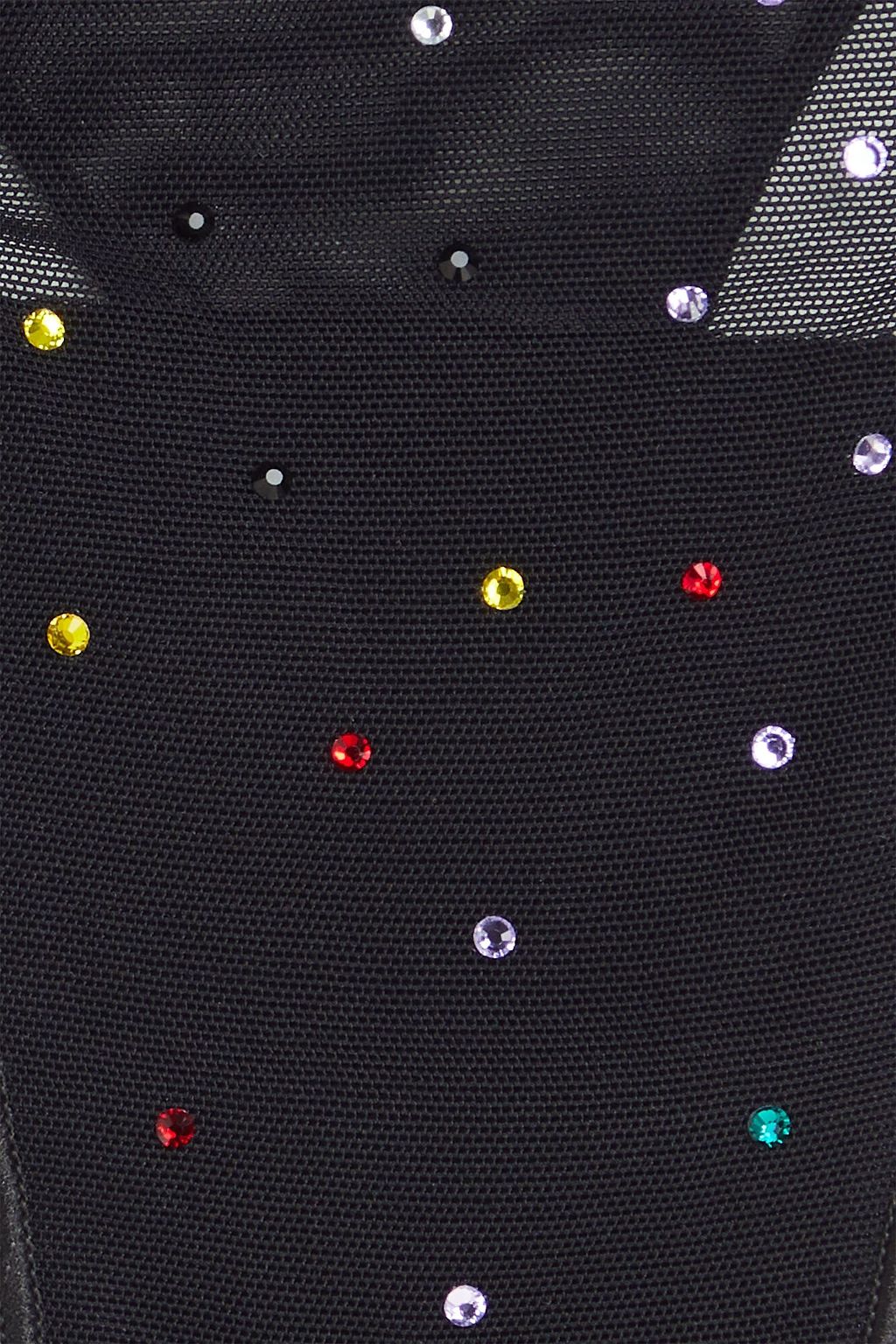 OSÉREE Gem crystal-embellished tulle thong