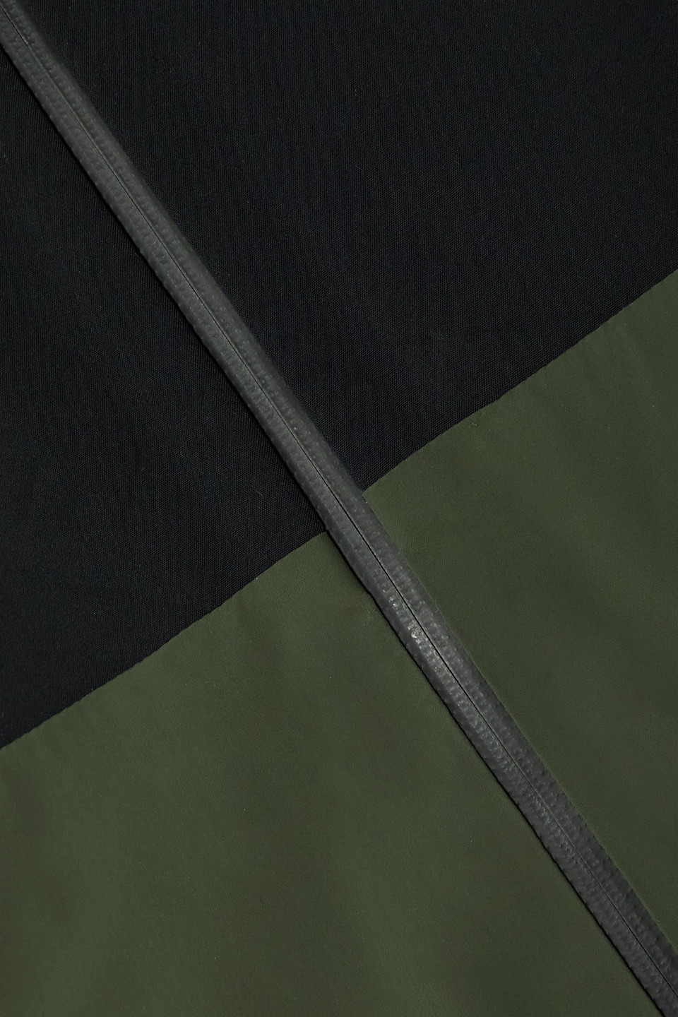 Aztech Mountain Top To Bottom Two-tone Ski Salopettes In Army Green
