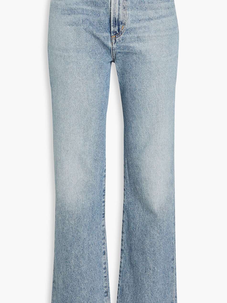 martin high-rise straight-leg jeans
