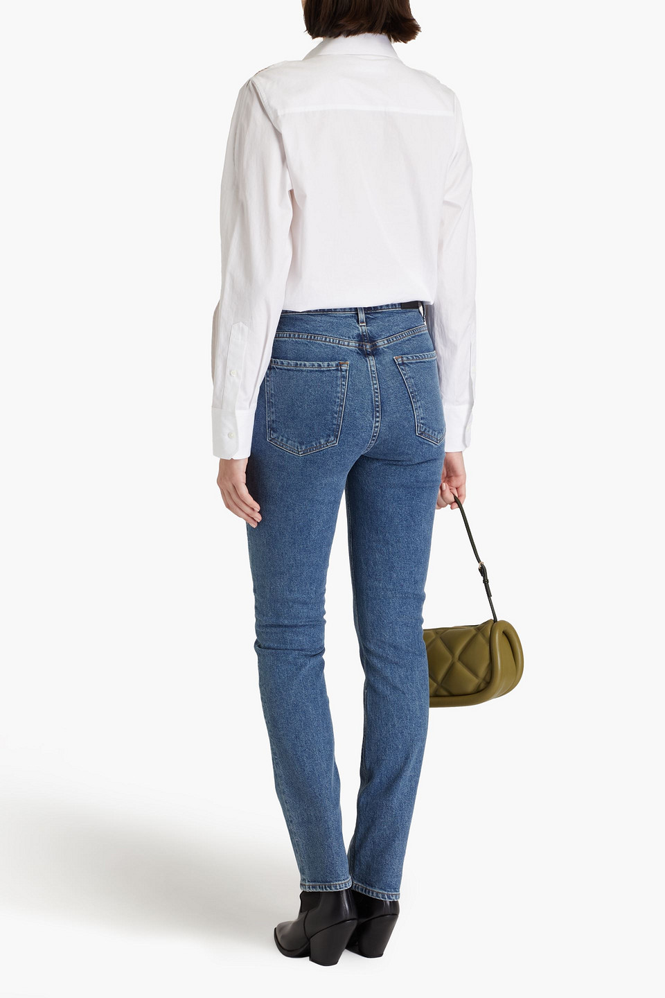 GOLDSIGN LAWLER FADED HIGH-RISE SKINNY JEANS