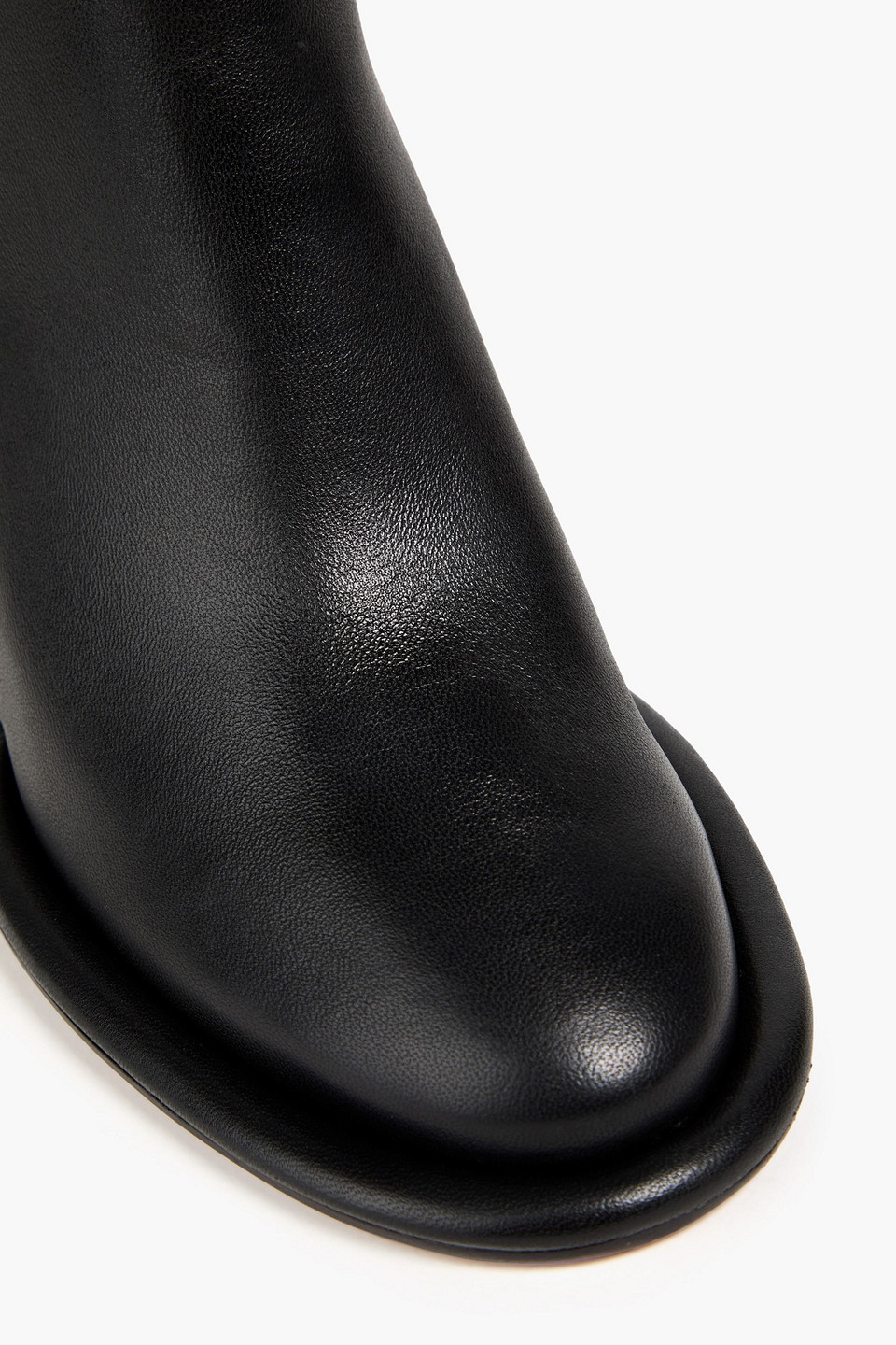 3.1 Phillip Lim Naomi Mixed Leather Knee Boots In Black