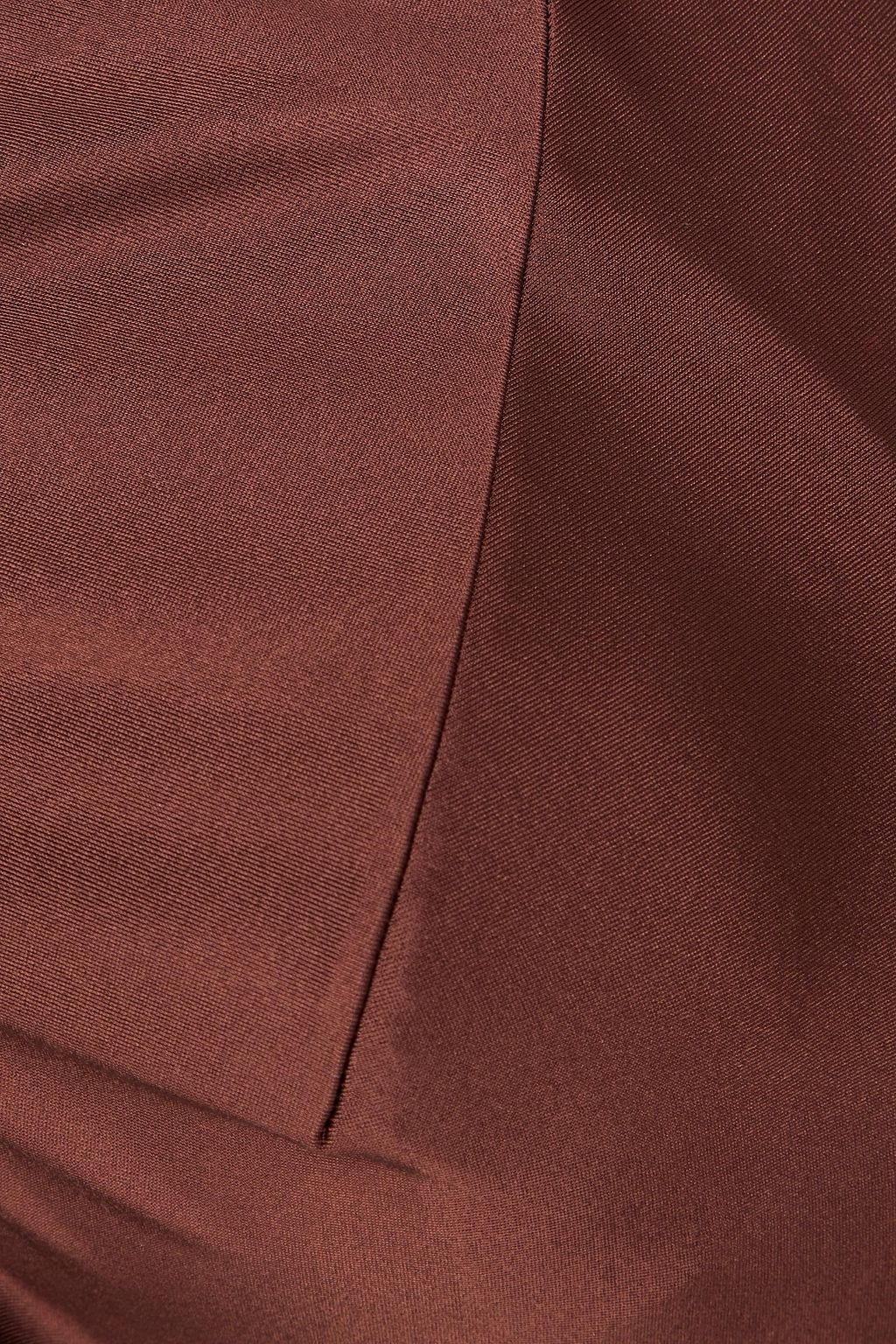 FORM AND FOLD قطعة بيكيني علوية The Crop بمقاس D-G من الساتان المطاطي