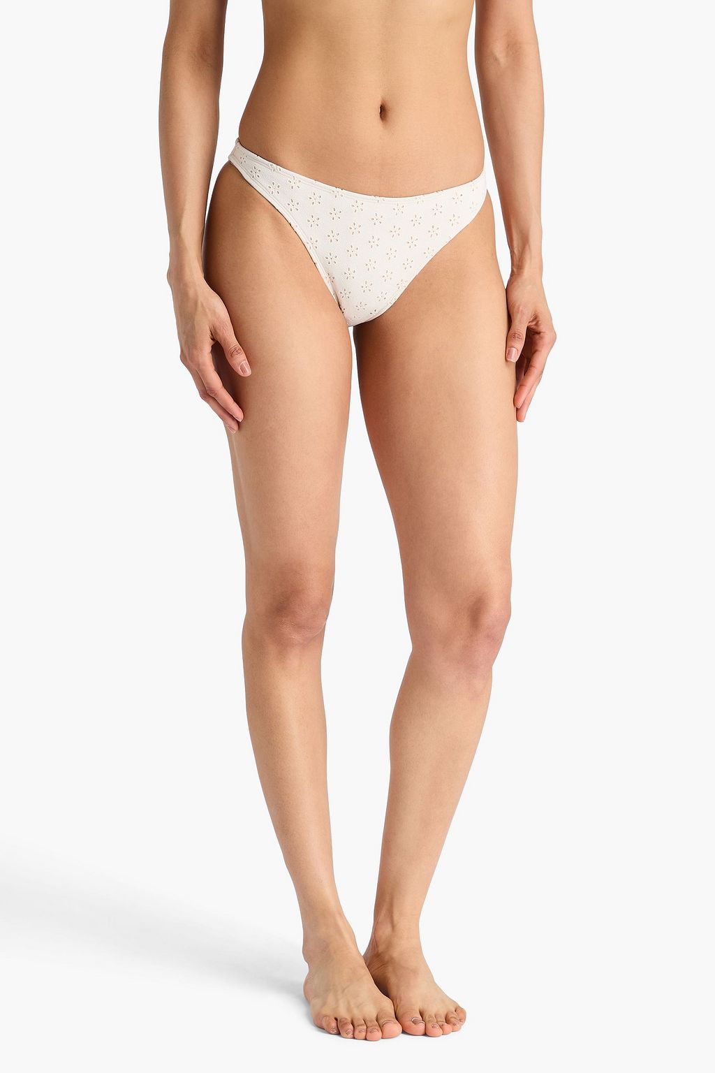 PEONY SWIMWEAR Broderie anglaise bikini briefs