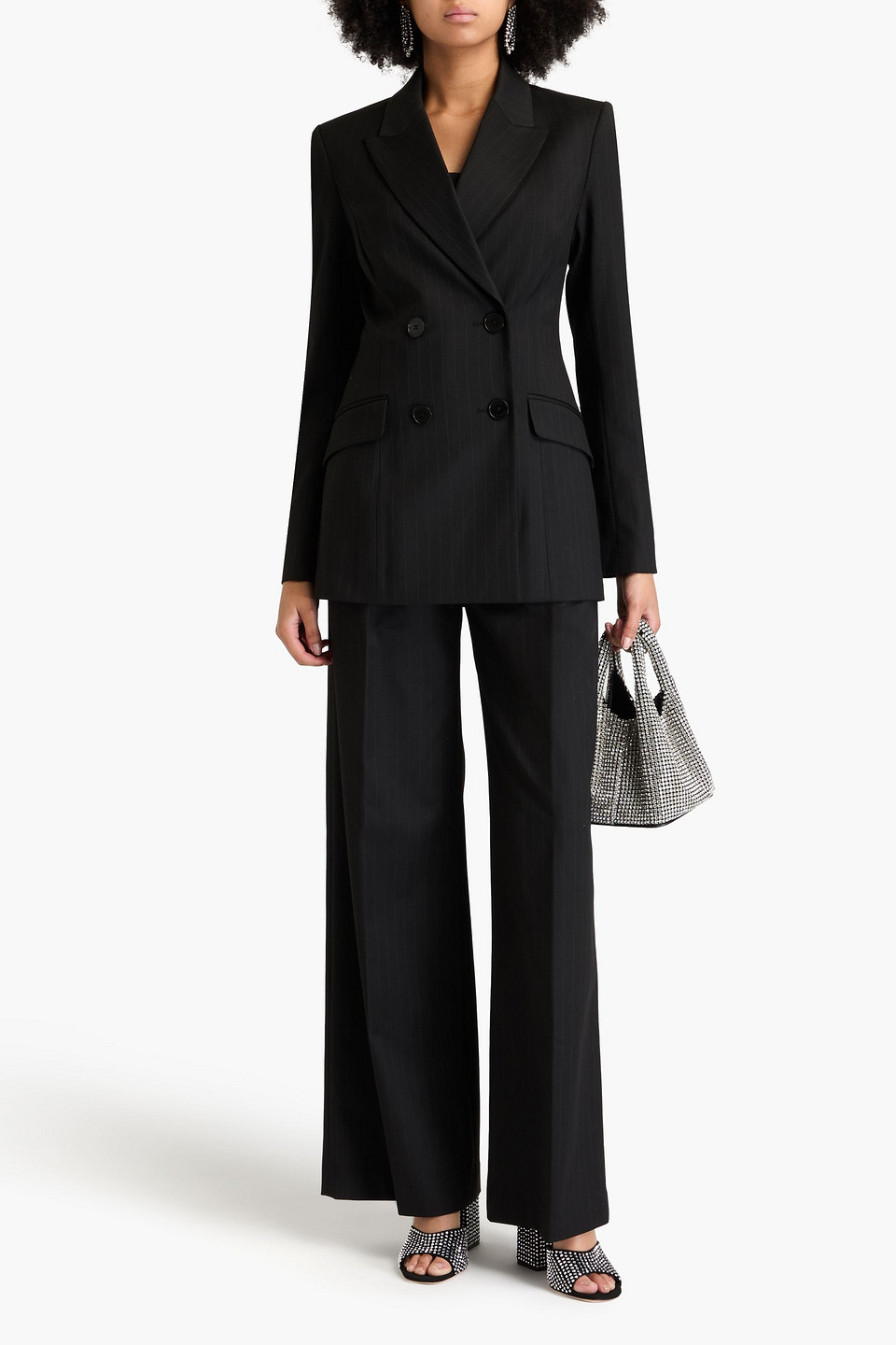 Rebecca Vallance Benoit Loose Fit Blazer In Schwarz