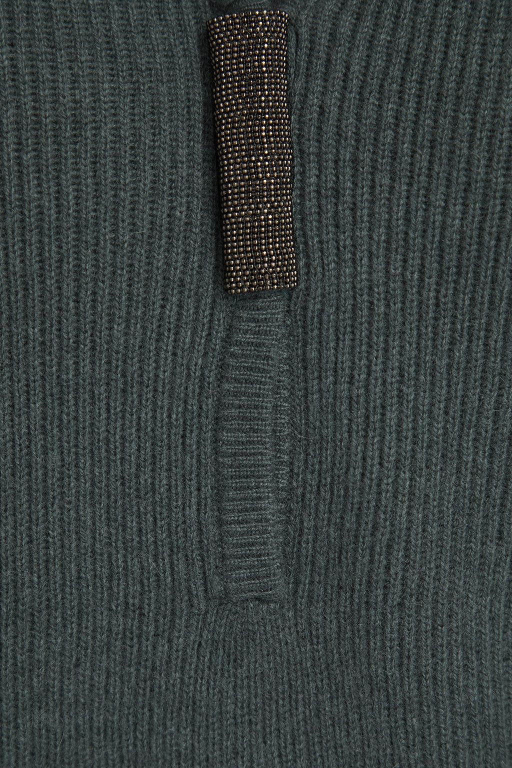 BRUNELLO CUCINELLI كنزة رياضية مصنوعة من الكشمير ومزينة بالخرز