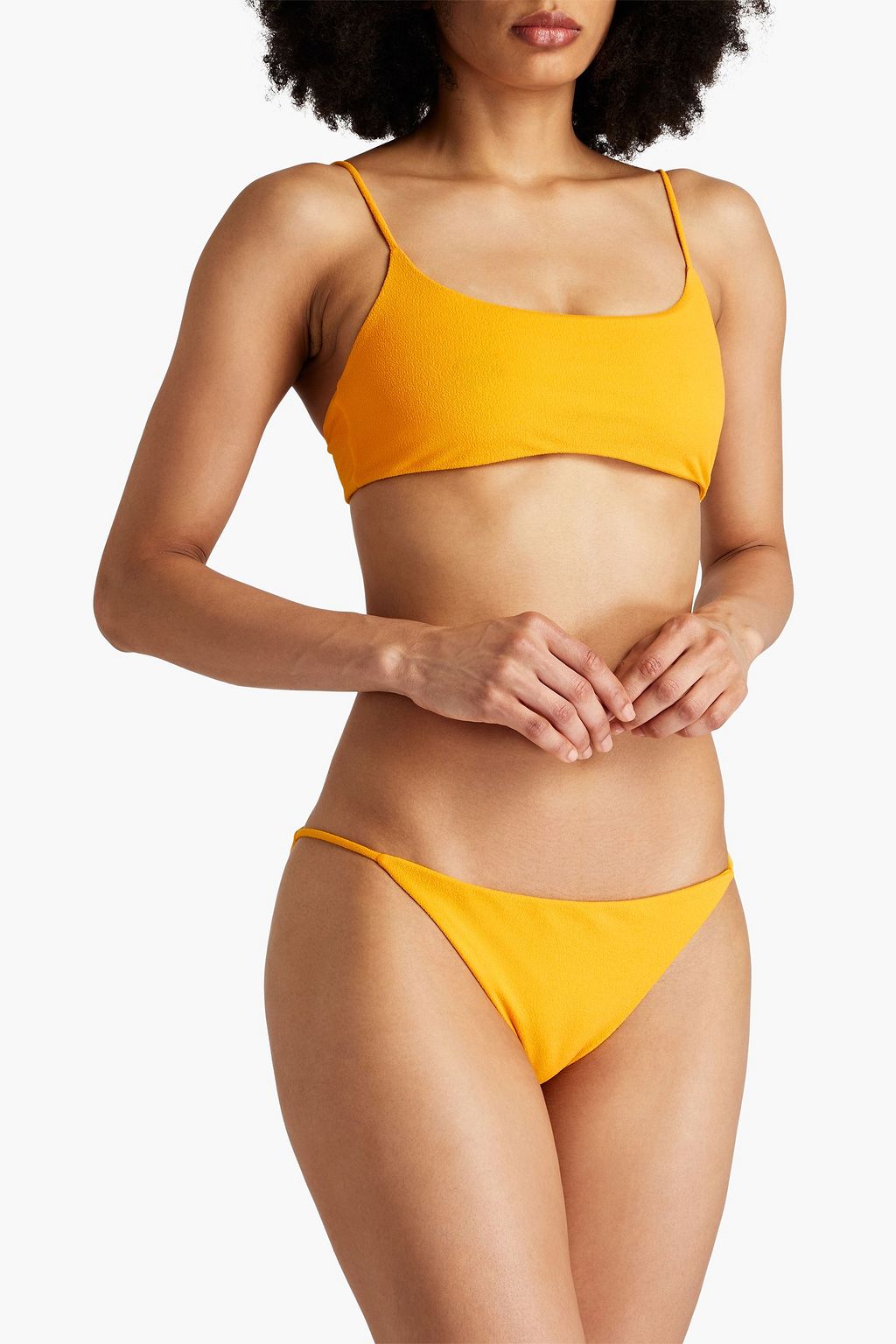 JADE SWIM قطعة بيكيني سفليّة Bare Minimum من قماش تيري