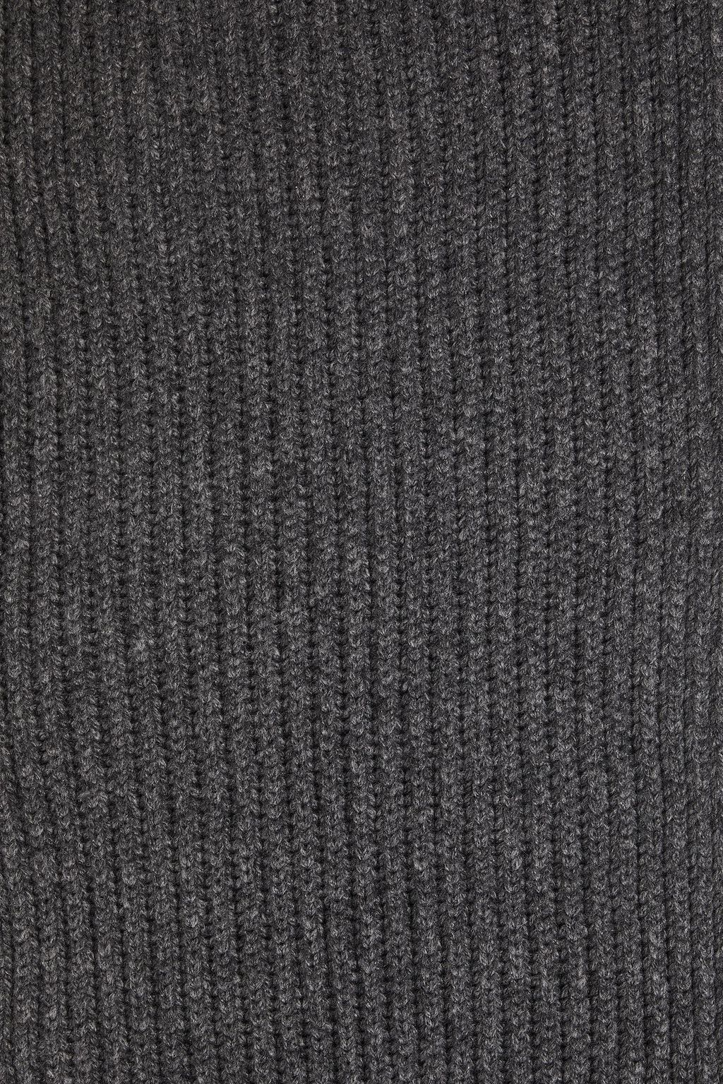 BRUNELLO CUCINELLI Ribbed cashmere scarf