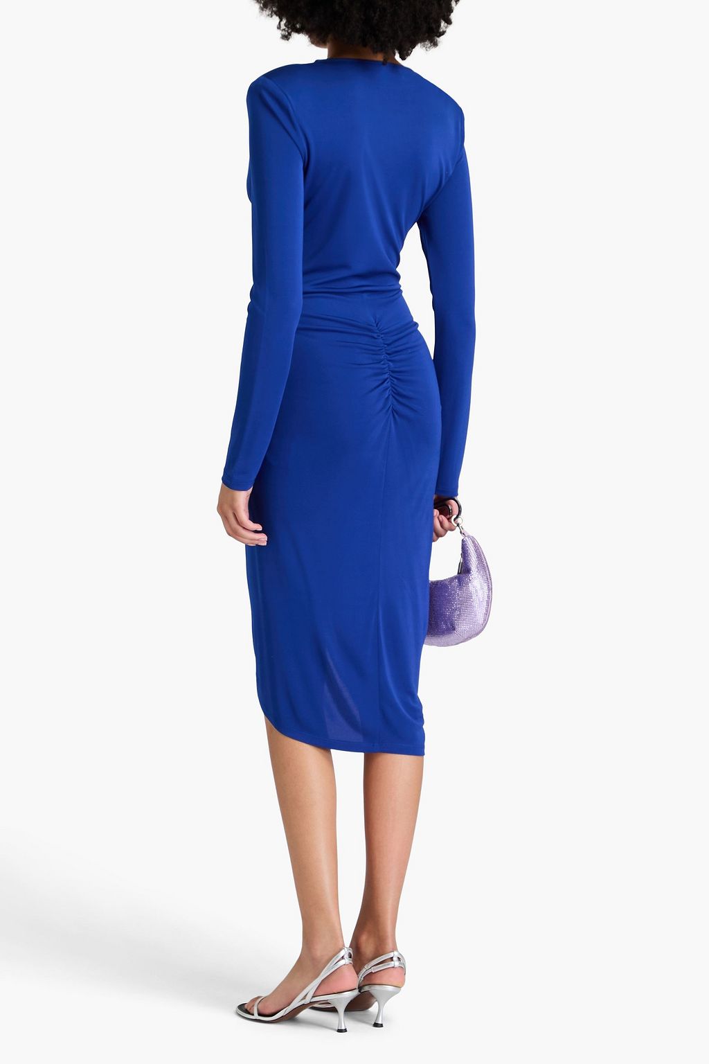 DIANE VON FURSTENBERG Magena ruched jersey dress
