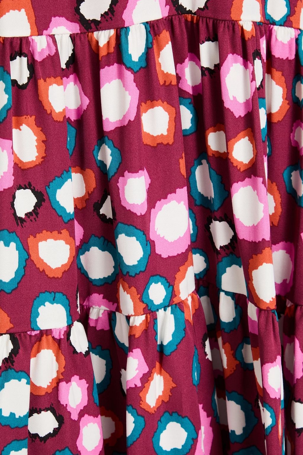 DIANE VON FURSTENBERG Kali printed satin mini dress